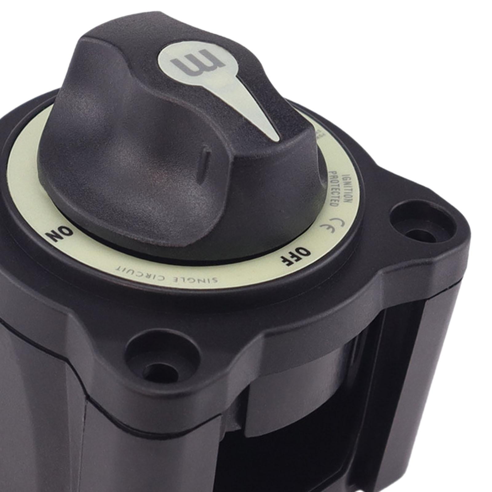 Wzmzjy Battery on Off Disconnect Switch 300A Easy Installation 12V to 48V Cutoff Switch
