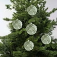 thumbnail image 4 of Glitter Mint Green Christmas Ornament, Foam Hanging Ball Decor, 3.15 Inch Tree Decoration for Holiday Home,Vsgery, 4 of 8