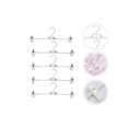 thumbnail image 1 of Adjustable Pants Rack 5Pcs Plastic Adjustable Pants Clip Creative Pant Drying Rack Home Clothes Hanger, 1 of 6