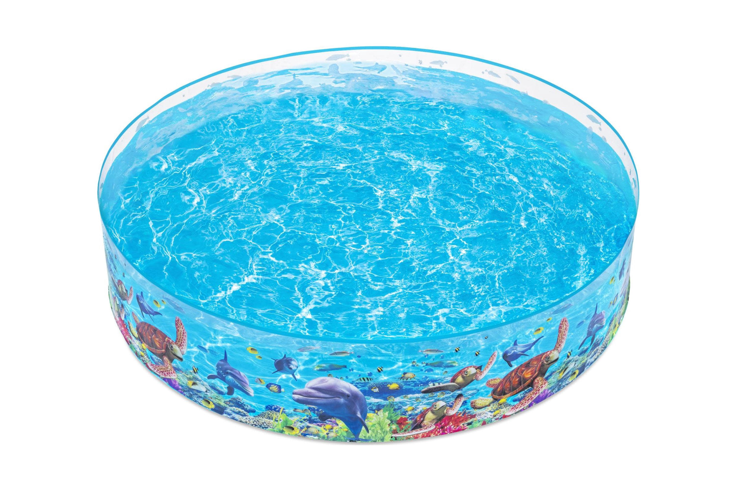 Play Day Round Kiddie Pool, 6 ft x 15 in