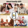 thumbnail image 5 of Family Handprint Kit, DIY Craft Keepsake Frame, Baby Hand Print Kits, Family Gifts for New Mom, New Parents, Grandparents, Father's Day, Mother's Day, Anniversary, 6 Non -Toxic Paints (White), 5 of 11