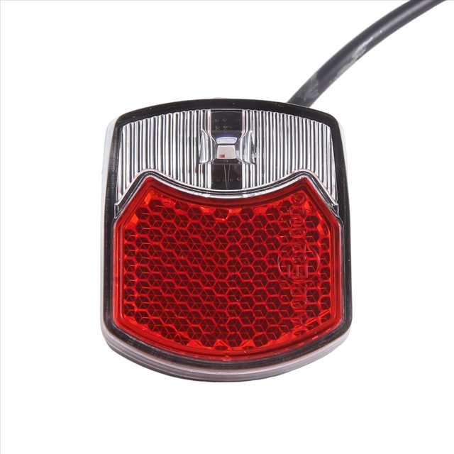 Luz Trasera LED Luz Bicicleta 6-48V Luz Trasera Bicicleta EléCtrica Seguridad Bicicleta EléCtrica Luces Traseras Advertencia ConduccióN Accesorios para Bicicletas