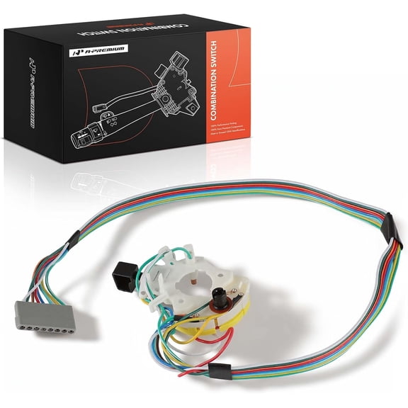 A-Premium Turn Signal Switch Multifunction Switch Compatible with Dodge | for Ramcharger 1982-1985, B150, B250, B350, D150, D250, D350, W150, W250, W350, D100, Without Tilt Wheel