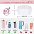 thumbnail image 2 of Bota accesoria de silicona para Stanley Cup de 40 oz e hidroflask de 12 a 24 oz, 2 of 7