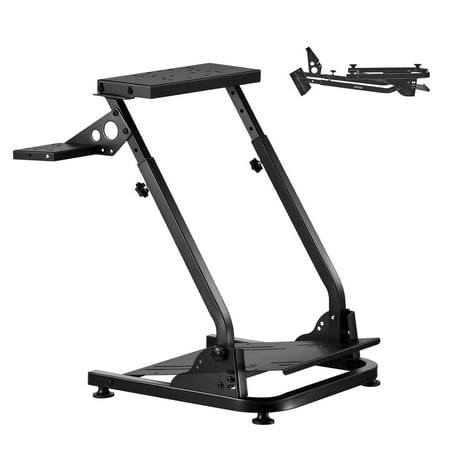 Racing Wheel Stand, Foldable & Adjustable Cockpit Stand Compatible with Logitech G29 G27 G920 G923 / Thrustmaster T300RS T248 TS-PC TSXW - Wheel & Pedals Sold Separately