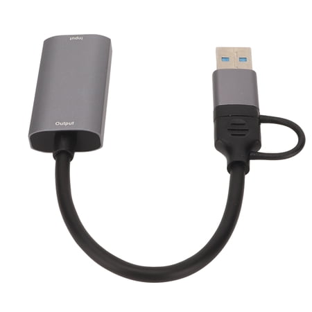 4K Video Capture Card, HD Multimedia Interface to USB Type C Adapter for Gaming Live Streaming, Recording for PS5, Xbox, Camcorders