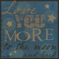 thumbnail image 2 of DiPaolo, Dan 26x26 Black Ornate Wood Framed with Double Matting Museum Art Print Titled - Love You More Final, 2 of 4