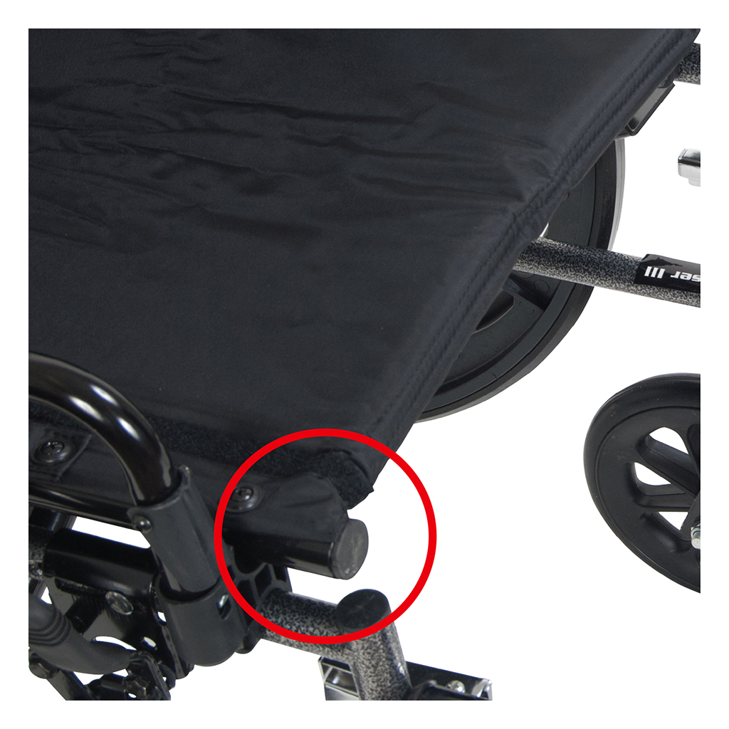 Drive Medical Cruiser III Light Weight Wheelchair with Flip Back Removable Arms, Desk Arms, Elevating Leg Rests, 20" Seat