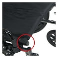 thumbnail image 4 of Drive Medical Cruiser III Light Weight Wheelchair with Flip Back Removable Arms, Desk Arms, Elevating Leg Rests, 20" Seat, 4 of 8