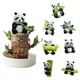 thumbnail image 2 of Muñecas de Plantas de Madera Brasileñas, Lindas Muñecas de Panda, Mini Adornos Decorativos de Escritorio para Coche, Decoración del Hogar, 2 of 5