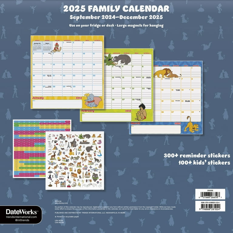 Trends International 2025 Disney Classics Magnetic Family Calendar - Walmart.com trends-international-2025-disney-classics-magnetic-family-calendar-walmart-com