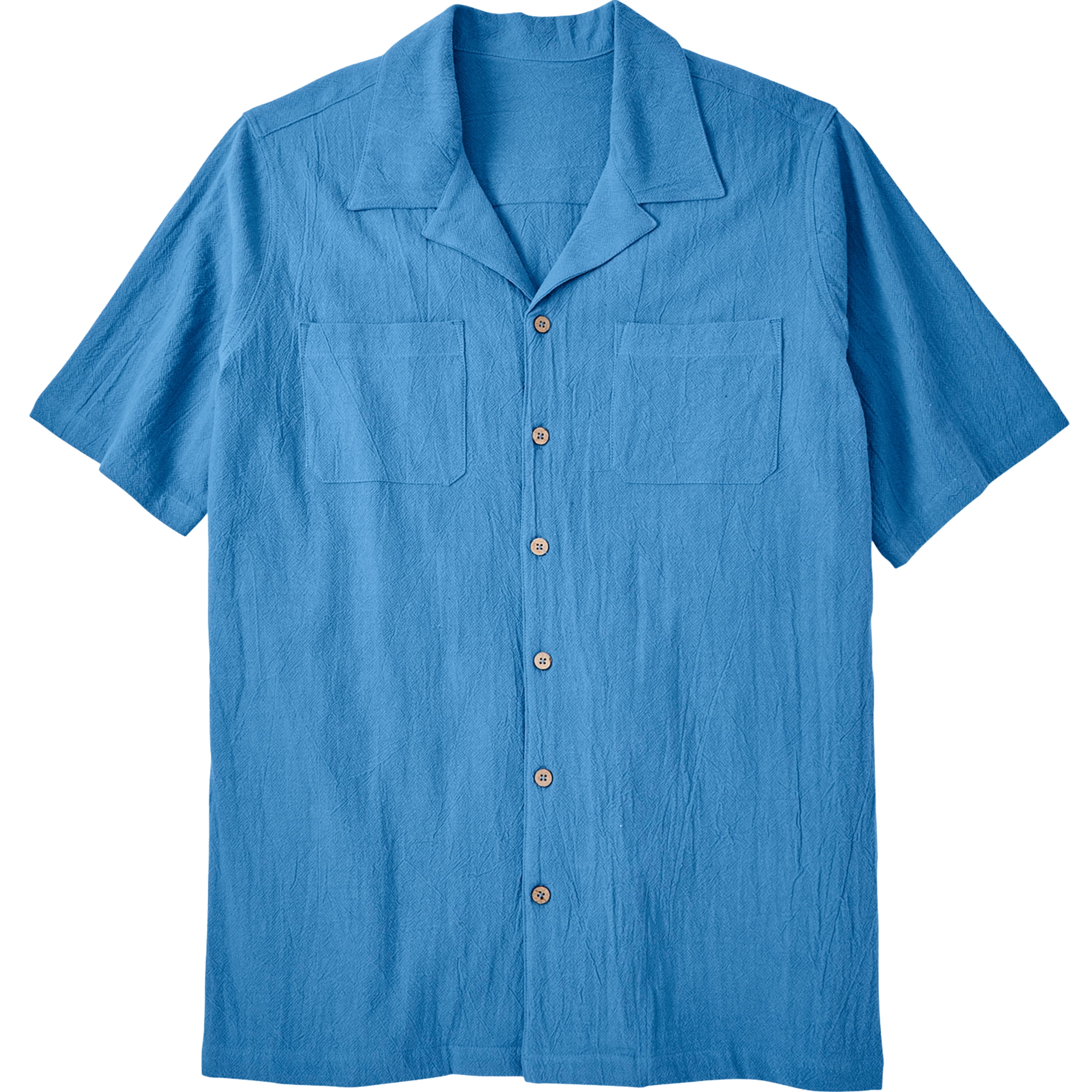 Kingsize KingSize Men's Big & Tall Gauze Camp Shirt