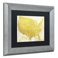 thumbnail image 3 of Trademark Fine Art "American Dream II" Canvas Art by Color Bakery, Black Matte, Silver Frame, 3 of 4