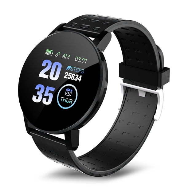 119plus 1.3in Relojes inteligentes Reloj de monitoreo de frecuencia cardíaca Relojes deportivos