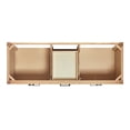 thumbnail image 7 of Ariel A061D-BC-WHT Cambridge 60" Double Free Standing Vanity Cabinet Only - White, 7 of 7