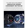 thumbnail image 2 of ATEVIX Reloj Inteligente con Auriculares para Android y iPhone, Pantalla HD de 1.52'', Responder/hacer Llamadas, Rastreador de Fitness, Diseño Ultradelgado, Reloj con Auriculares para Hombre y Mujere, 2 of 9