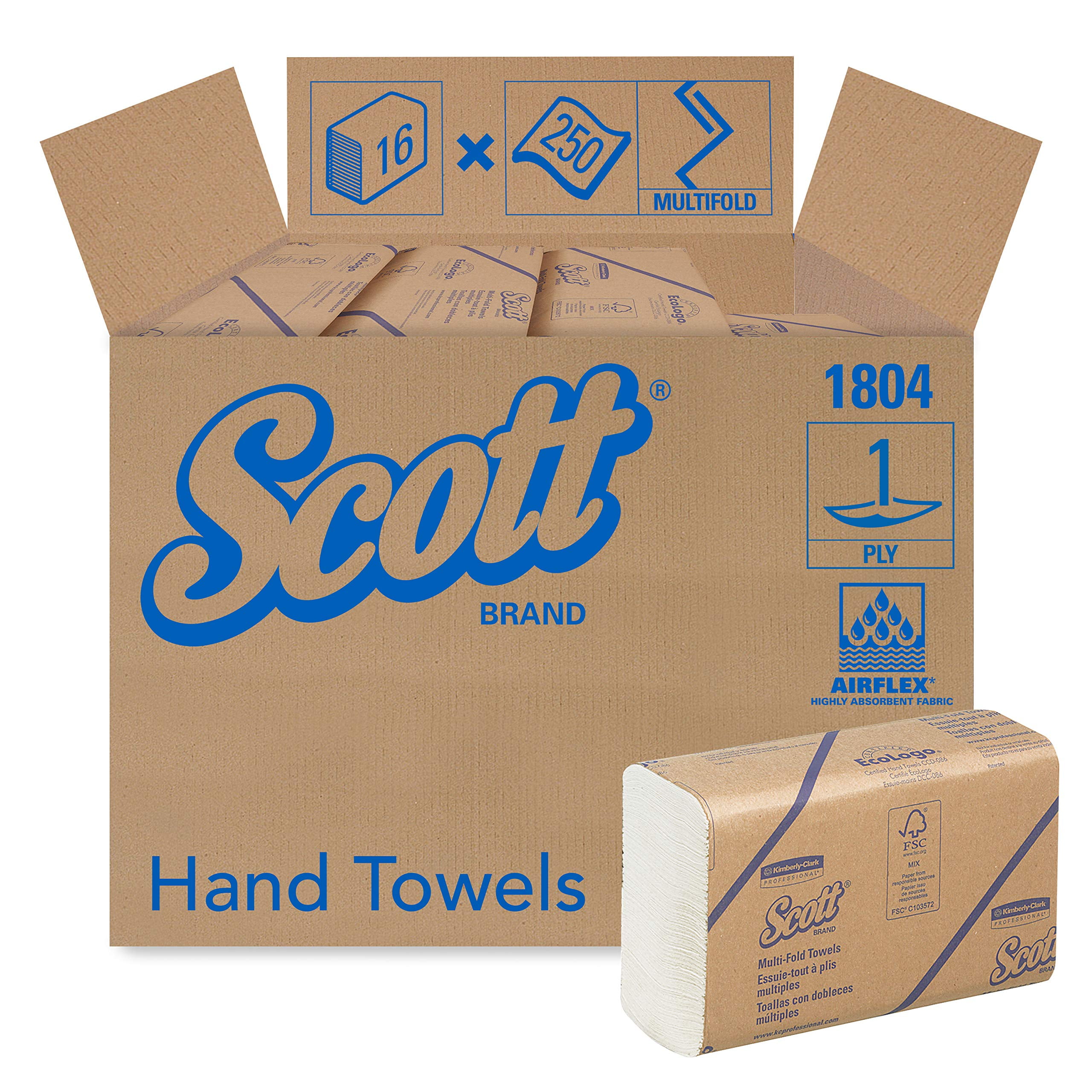 Scott Essential Multifold Paper Towels (01804) with FastDrying