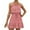 Red, variant on IROINNID Women's Sleeveless A-Line Dress Off-The-Shoulder Summer Casual Dress Button Dress Strapless Print Dress