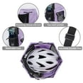 thumbnail image 6 of Drawstring Mesh Swim Backpack with Wet Pocket Lightweight Sports Equipment Bag for Swimming Gym Workout Grer Hand Carry Handle Beach Pool, Purple, 6 of 7