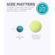 thumbnail image 3 of Juguete para perros Outward Hound Squeaker Ballz Fetch XS, paquete de 8, 3 of 7
