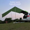 thumbnail image 4 of Greeniant Tienda de campaña para coche, refugio portátil, toldo plegable para lluvia de automóvil, accesorios para coches de playa al aire carpas Verde 300*150cm, 4 of 6