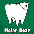 thumbnail image 3 of CafePress - Molar Bear Polar Tooth Bear T Shirt - Women's Traditional Fit Dark T-Shirt, 3 of 4