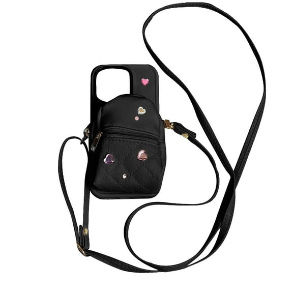 Kyusrd Small Backpack Cell Phone Case Large Capacity Wallet Cell Phone Case
