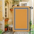 thumbnail image 6 of Garden Flag Double-Side Printed House Flag Geometric Greek Key Design Yard Flag Yellow Welcome Banner Decor Outdoor Holiday Decorations 28*40in, 6 of 8