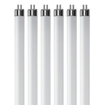 KOR (Pack of 6) F13T5/CW 21" T5 Fluorescent Bulbs – 13W, 4100K Cool White, Long Life