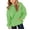 Green, variant on Goodw7 Kids Oversized Pullover Hoodie, Plain Hooded Sweatshirt with Kangaroo Pocket, No Drawstring Long Sleeve Cozy Casual Top for Boys Girls School Daily Wear