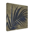 thumbnail image 4 of Canvas Wall Art - Sasha 'Blue and Gold Fronds I' Wall Art for Living Room, Bedroom, or Office Décor by Trademark Fine Art - 24 x 24 Inches, 4 of 4