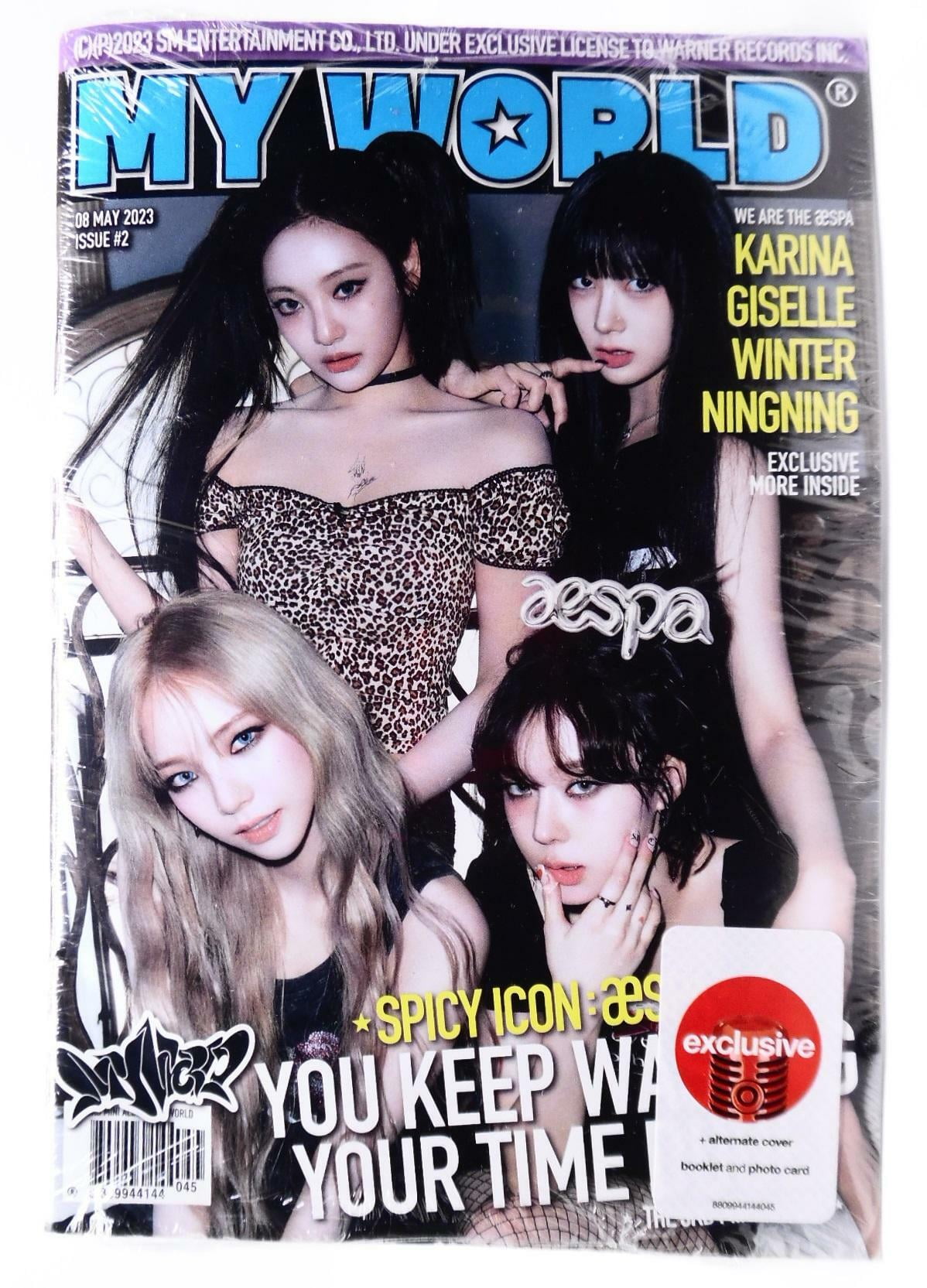 Winter aespa MY WORLD walmart Photocard PC K-pop Limited