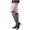 Black-Q, variant on Lovskoo 2024 Fishnet Thigh High Stockings for Women Girls Knee Highs Sheer Socks Black-H