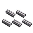 thumbnail image 2 of Bloques De Terminales Eléctricos, Bloques De Tiras De Terminales De Tornillo De Plástico De Cobre Duradero Fuerte 5 Piezas Para Electricidad Mgaxyff Otros, 2 of 8