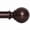 Bronze-28 to 120 in., variant on Bronze Adjustable Curtain Rod Set 28 to 88 in., 1 Inch Diameter Heavy Duty