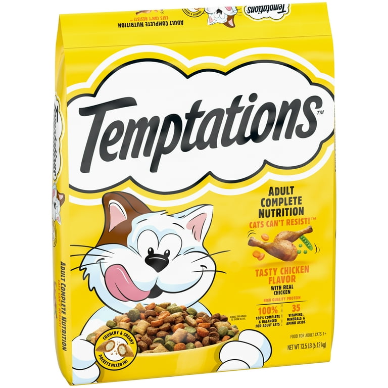 Temptations Tasty Chicken Flavored Adult Dry Cat Food 13.5 lb. Bag