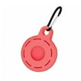 thumbnail image 1 of Case for Airtag 1 / 2 / 4 Packs, Silicone Protective Circle Airtags Holder Case Cover Skin Anti Scratch with Keyring Keychain, Key Pet Wallet Bluetooth Finder Locator, 1 of 4