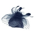 thumbnail image 4 of Coofit Fascinator Hat Vintage Exquisite Mesh Flower Veil Fascinator Wedding Fascinator, 4 of 10