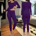 thumbnail image 3 of Anyfit Wear Women Thermal Underwear Set Long John Base Layer Ultra Soft Top&Bottom Sets for Cold Weather, 3 of 5