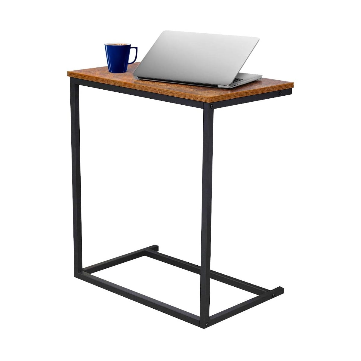 C Shaped Side Table End Tables For Living Room Vintage Accent Coffee