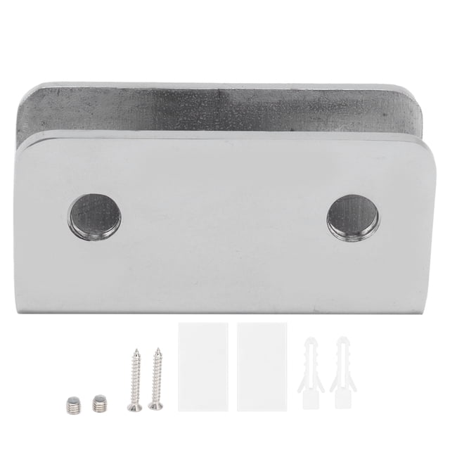Clip de Vidrio Rectangular NikouMX Abrazadera de Vidrio Acero Inoxidable