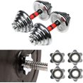 thumbnail image 3 of 4 Pieces Dumbbells, Non-slip 25mm Standard Collars, Screw Fasteners For Barbell Bars, 3 of 3