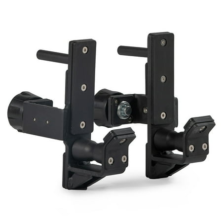Titan Fitness T-3 Series Quick Release Roller J-Hooks, 1,000 LB Rackable Capacity, Fits 2" x 3" Uprights, 16mm Pop-Pin