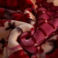 thumbnail image 4 of NC Thick Fleece Blanket King Size,10lbs 2 Ply Faux Mink Bed Blanket for Winter, Red, 85"x93", 4 of 7