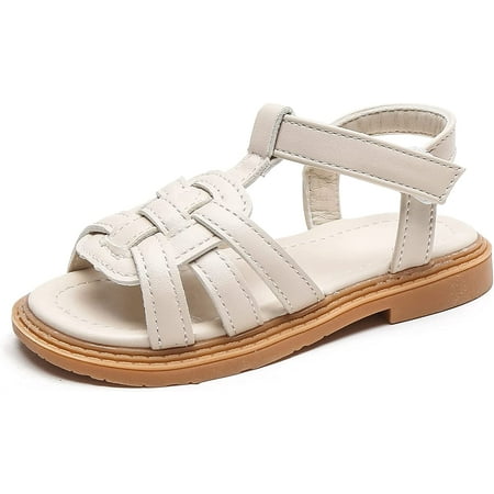 

Girl s Cute Floral Strap Sandals Flat Summer Sandals Shoes(Toddler/Little Kid