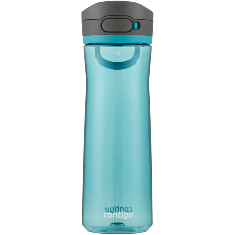 Contigo Ashland 2.0 Leak-Proof Water Bottle with Lid Lock and Angled Straw,  Dishwasher Safe Water Bottle & Cortland Spill-Proof Water Bottle, BPA-Free