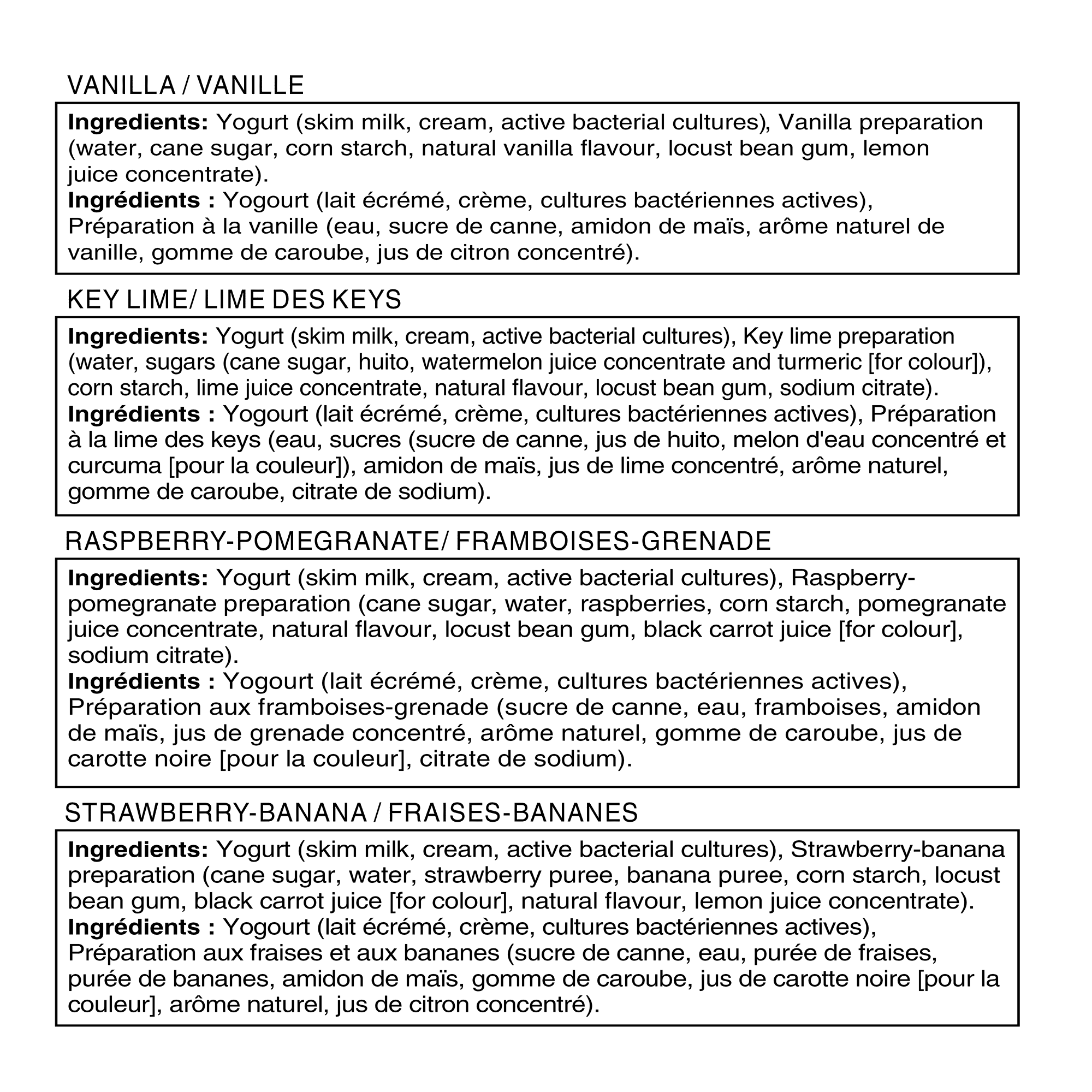 OIKOS 0% Peach/Van/Straw/Ban, 12x100g