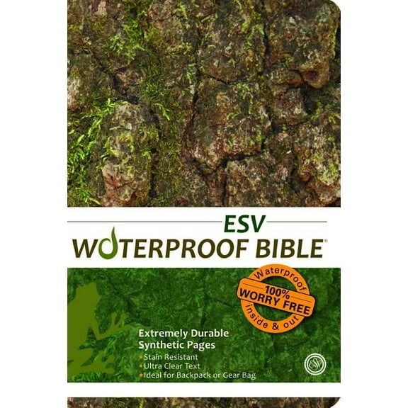 Waterproof Bible-ESV-Tree Bark, (Paperback)