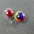 thumbnail image 2 of 15 bolas de plástico transparente de 5 cm rellenables, esferas huecas, adornos colgantes para Navidad, decoración para fiestas y bodas., 2 of 5