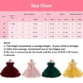 thumbnail image 3 of 1-3T Toddler Flower Girl Off Shoulder Princess Dress Party Christmas Dress, 3 of 7